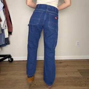 NWOT Dickies Carpenter back pocket patch jeans size 31x30 high rise straight leg